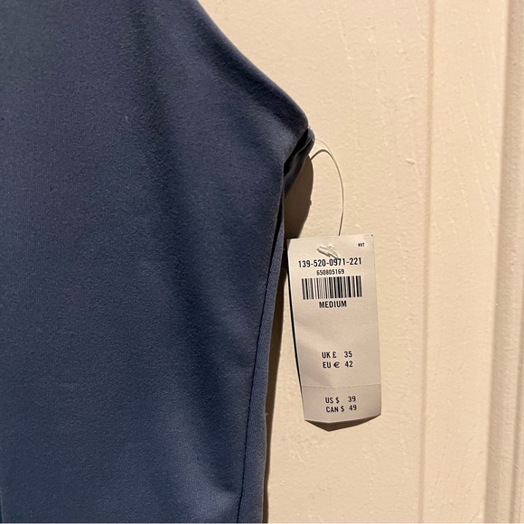 Abercrombie Seamless High Neck Tank Blue Bodysuit - Picture 3 of 4